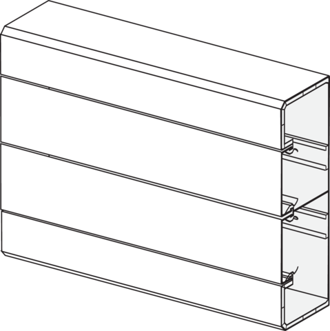 NIKO Installatiekanaal 160x50mm incl. deksel,