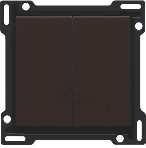 NIKO 2x 1/2 TOETS DARK BROWN