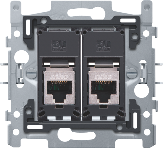 NIKO INBOUWR.2XRJ45 STP CAT5E