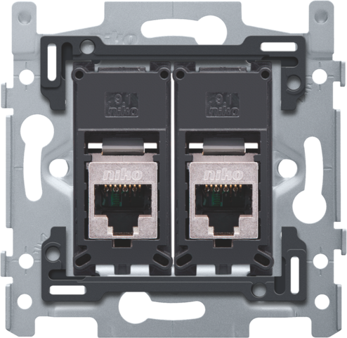 NIKO INBOUWR.2XRJ45 STP CAT5E