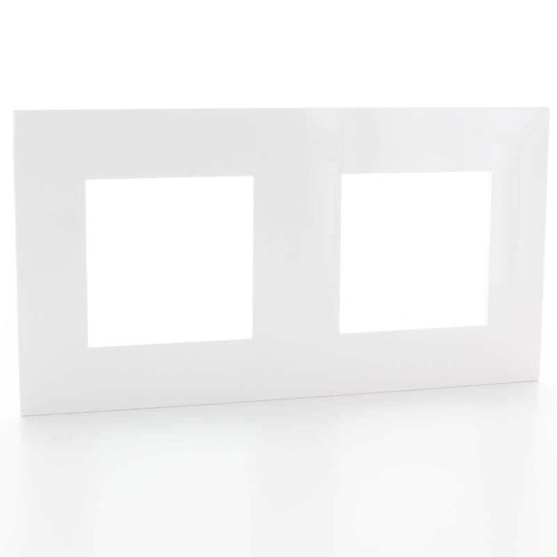 LEGRAND Val afdekplaat 2 mech.hor/vert centerafstand 71mm wit