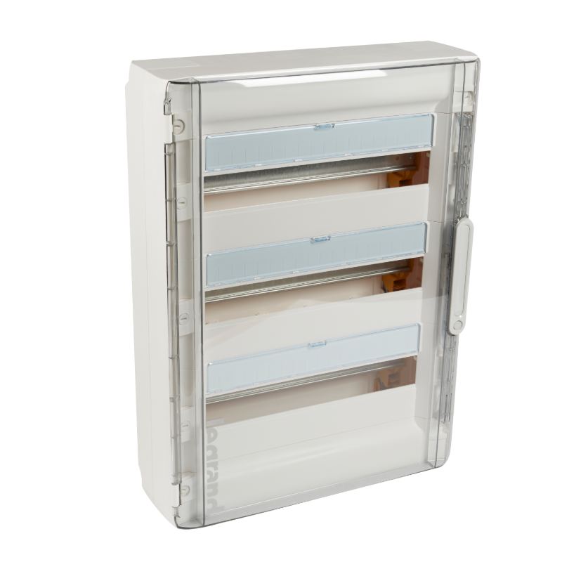 LEGRAND Opbouwkast 3 rijen-54 mod. doorzichtige deur - XL³ 125