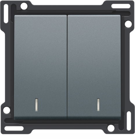 NIKO 2x1/2 TOETS LENS ALU ST.
