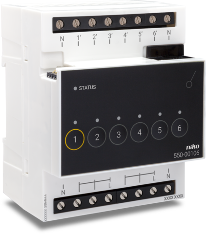 NIKO SCHAKELMODULE 6x