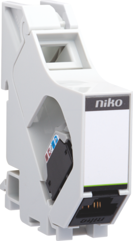 NIKO DIN RAIL RJ45 UTP CAT6A