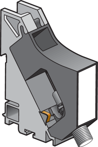 NIKO DINRAIL COAX F-CONNECTOR