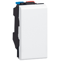 LEGRAND Mosaic drukknop easyled-6A 1 module wit
