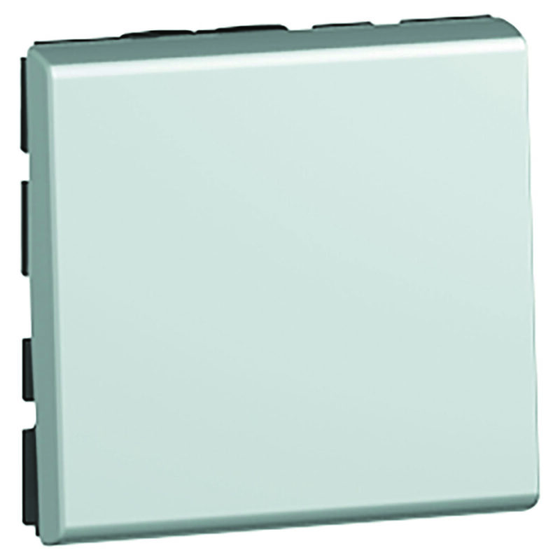 LEGRAND Mosaic drukknop 6A 250V 2 mod. Alu