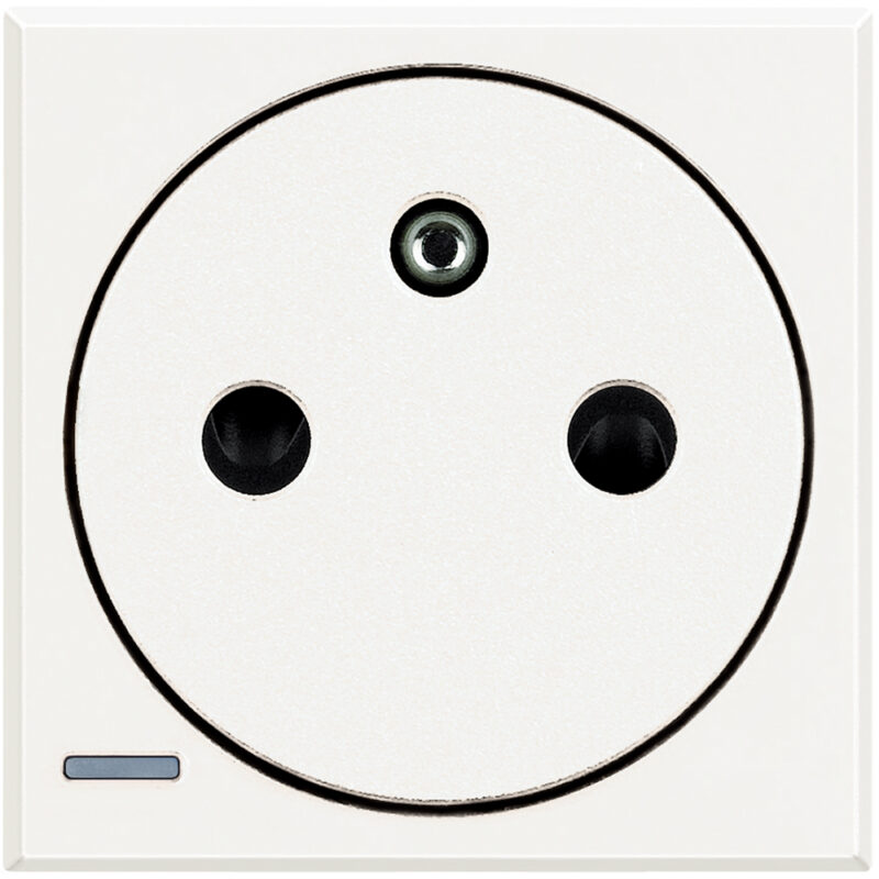 BTICINO Axolute vlakke ctds 2P+A 16A 250V - wit