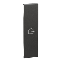 BTICINO MH - Toets vertrek 1 module LNOW zwarte kleur