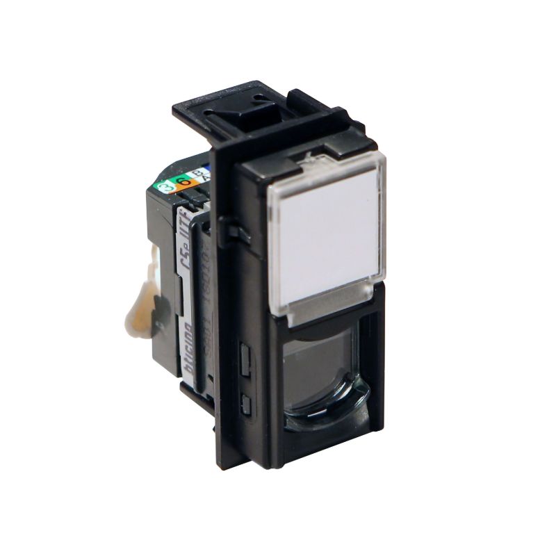 BTICINO LNOW RJ45 ctds UTP cat5e zwart volledig app. 1 mod