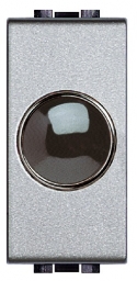 BTICINO VERKLIKKER LIGHT TECH VERLICHT WIT DOORZ. - 1 MODULE