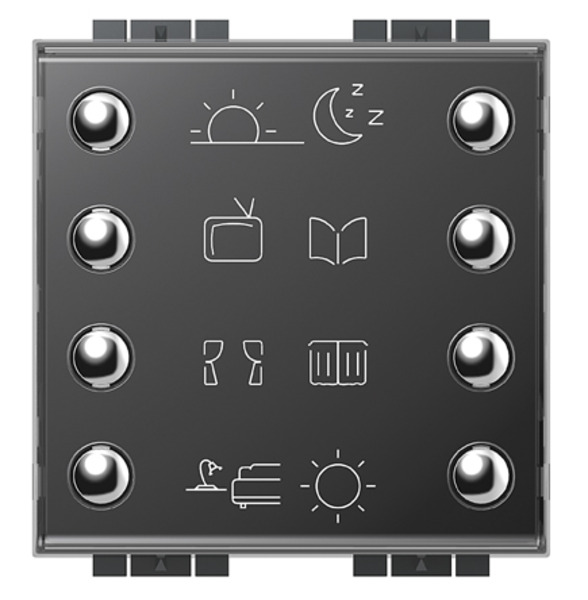 BTICINO MH - Bediening 8 drukknoppen Livinglight