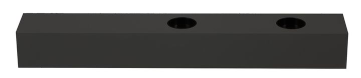 TECO Rechthoek. Basis 360x50x40 voor TECO LED NAULA Zw. 2x10W Dim