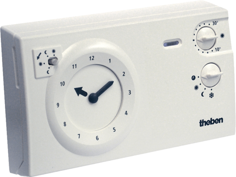 THEBEN Klokthermostaat 230V 45-60HZ 24U/7D 1CO 6A
