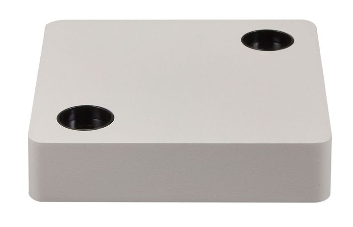 TECO Vierkante Basis 160x160x35 voor TECO LED NAULA Wit 2x10W Dim