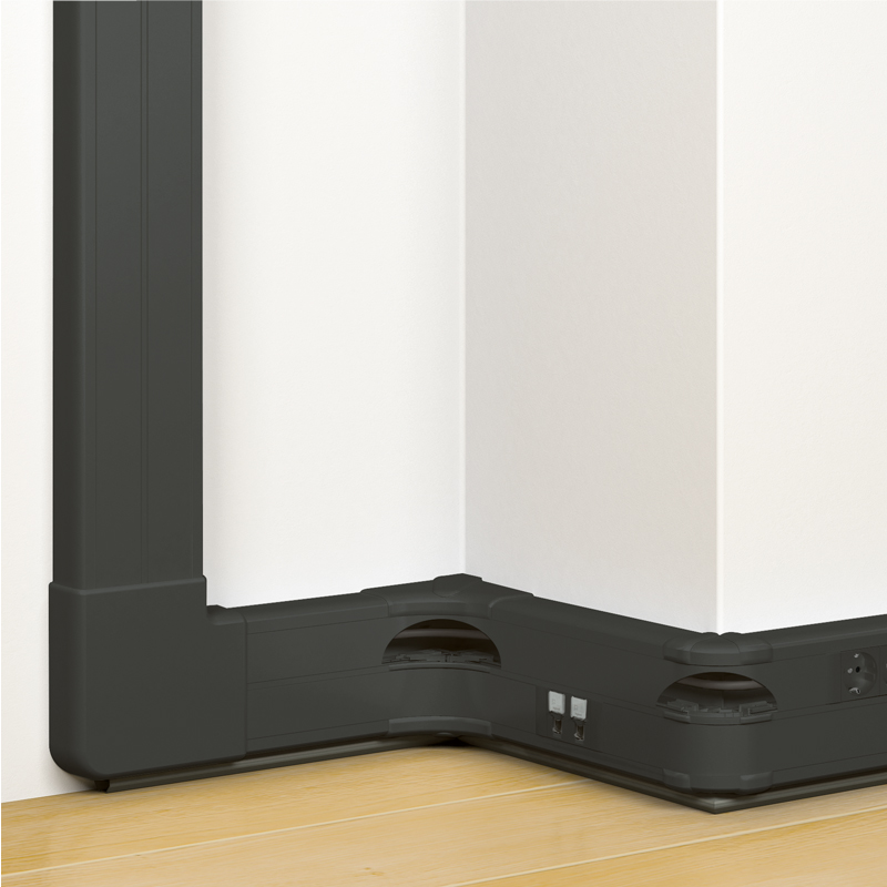 LEGRAND DLP klik-in Mosaic 50 x 130mm noir - 2 meter - 2 comp.