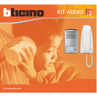 BTICINO Kit audio Linea2000 Sprint L2 1 drukknop