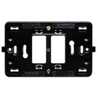 BTICINO TOEBEHOREN MAGIC HOUDER 2 MODULES MET GRIFFEN