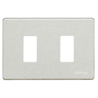 BTICINO AFDEKPLAAT MAGIC 2 MODULES - IVOORKLEURIG