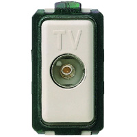 BTICINO STOPCONTACT TV MAGIC EINDSTOPCONTACT - COAXIAAL