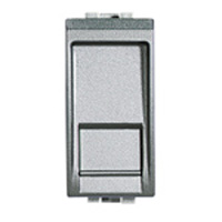 BTICINO CONNECT. RJ11 LIGHT TECH TEL. - K10(4/6) - 1 MODULE