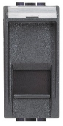 BTICINO LL RJ45 Cat6 UTP 1 mod Antraciet-Toolless-BT2