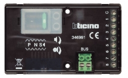 BTICINO MICRO LUIDSPR. 2-DRAADS VR 8 DRUKKNOPPEN - SFERA