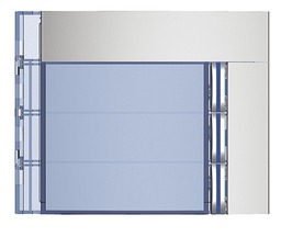 BTICINO AVT - Frontplaat voor 352000 3 drukknoppen All Street