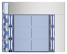 BTICINO AVT - Frontplaat voor 352100 6 drukknoppen All Metal