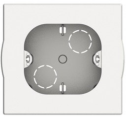BTICINO LL-Opbouwdoos 2 mod wit
