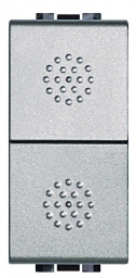 BTICINO DUBB. DRUKKNOP LIGHT TECH 10A - 250V - 1P(NO) + 1P(NO)