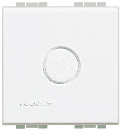 BTICINO AFDEKPLAAT LIGHT 2 MODULES