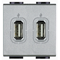BTICINO Livinglight USB-lader type C-3A- 2 modules tech