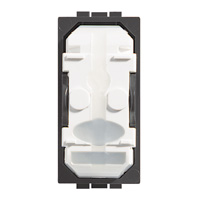 BTICINO LL- Drukknop 1P NO 10A 250V 1 mod steekkl. zonder toets