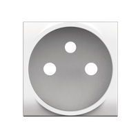 BTICINO LL-Sierplaat ctdoos 2P+A wit - clipsbaar