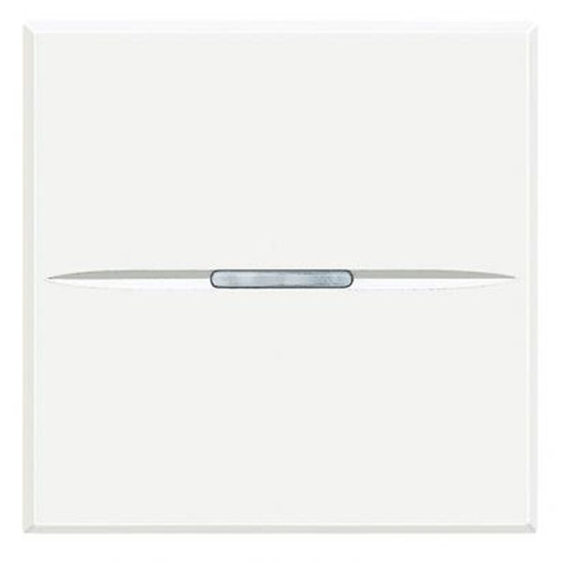 BTICINO Axolute - drukkn axiaal NO 1P 10A 2 modules - wit