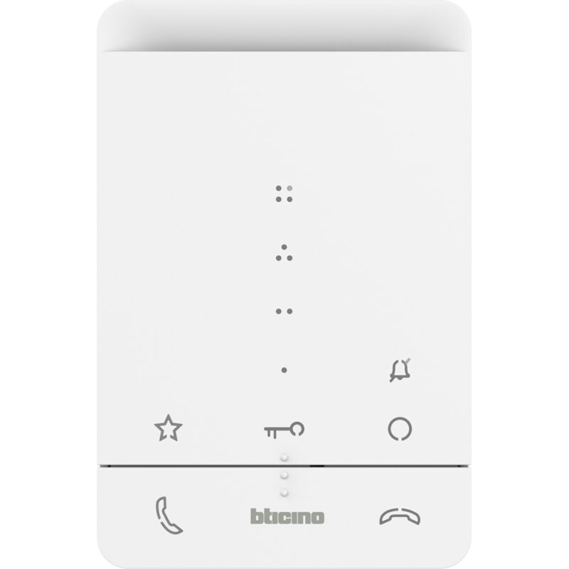 BTICINO AV - Binnenpost Classe100A16E audio handenvrij kleur wit