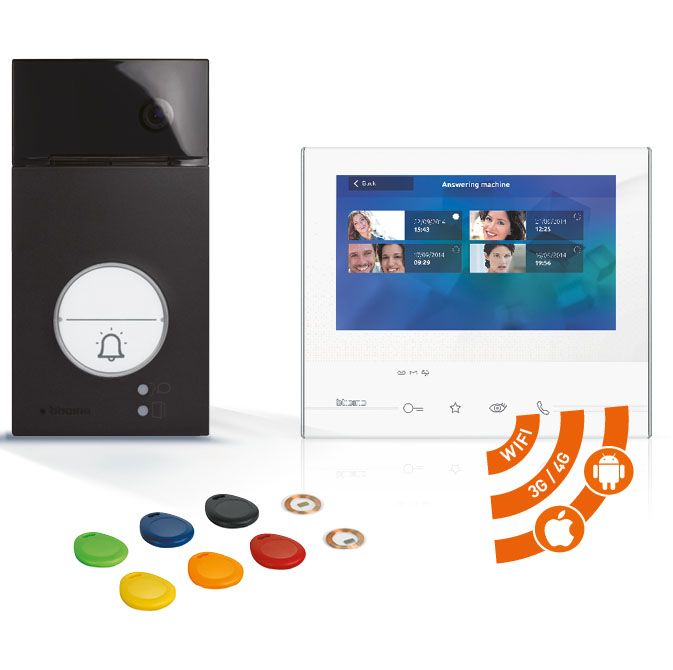 BTICINO AVT - Videokit kleur 1 DK L3000 zwart + Classe 300 X13E
