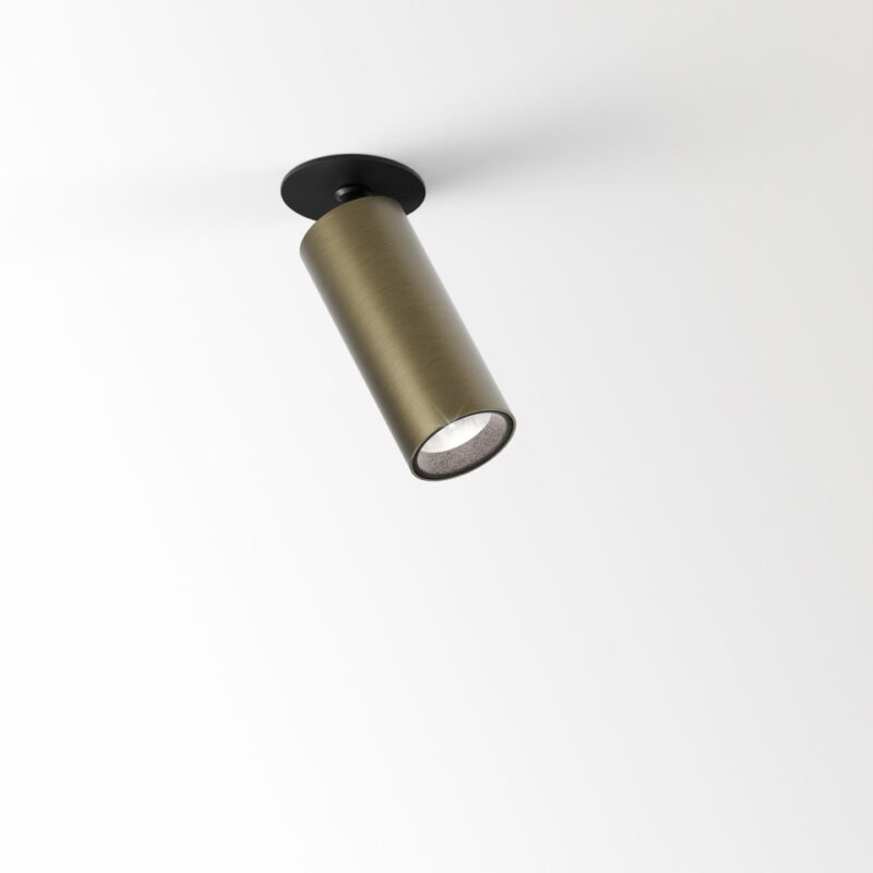 Delta light SPY 39 CLIP 92740 Geborsteld Oud Brons-Zwart