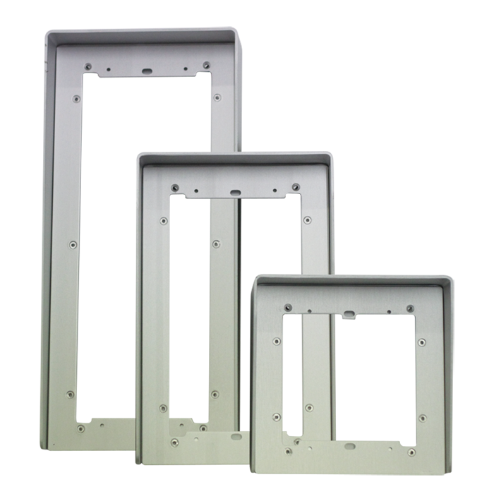 COMELIT NATUREL GEANODISEERD ALUMINIUM REGEN SCHERM 6 MOD.