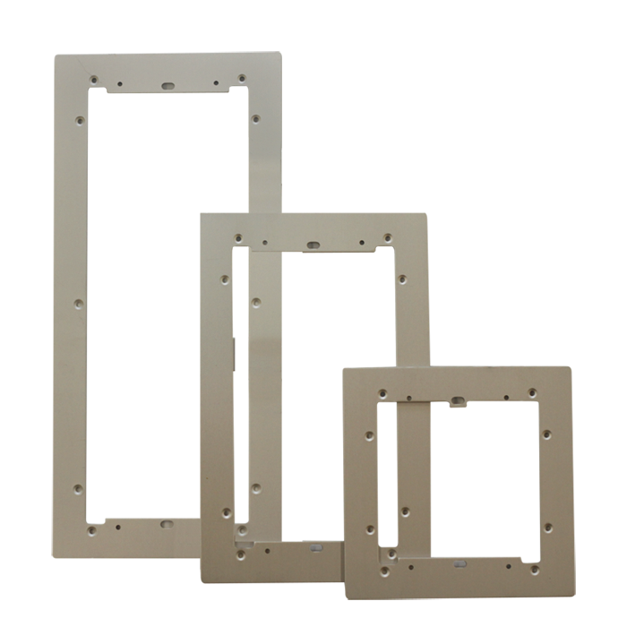 COMELIT NATUREL GEANODISEERD ALUMINIUM AFWERKKADER 1MOD.