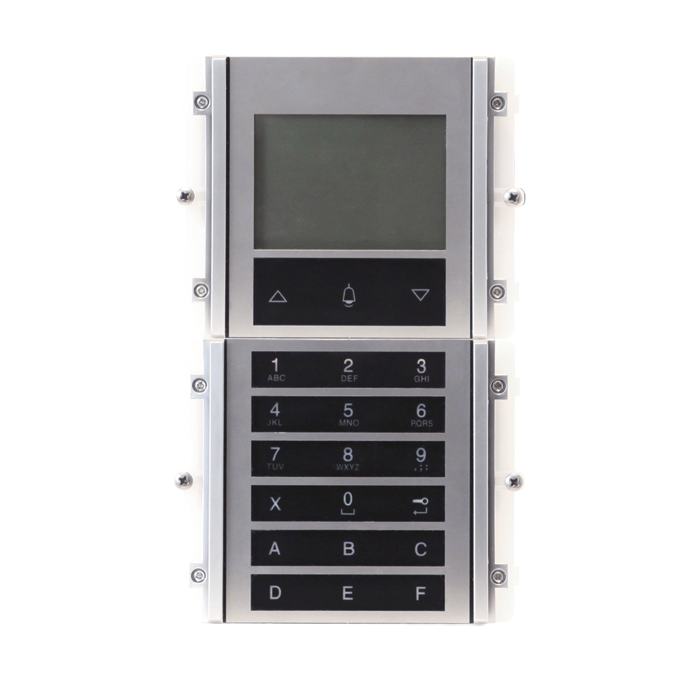 COMELIT IKALL METAL - DIGITALE BELMODULE - 2-DRAADS EN VIP