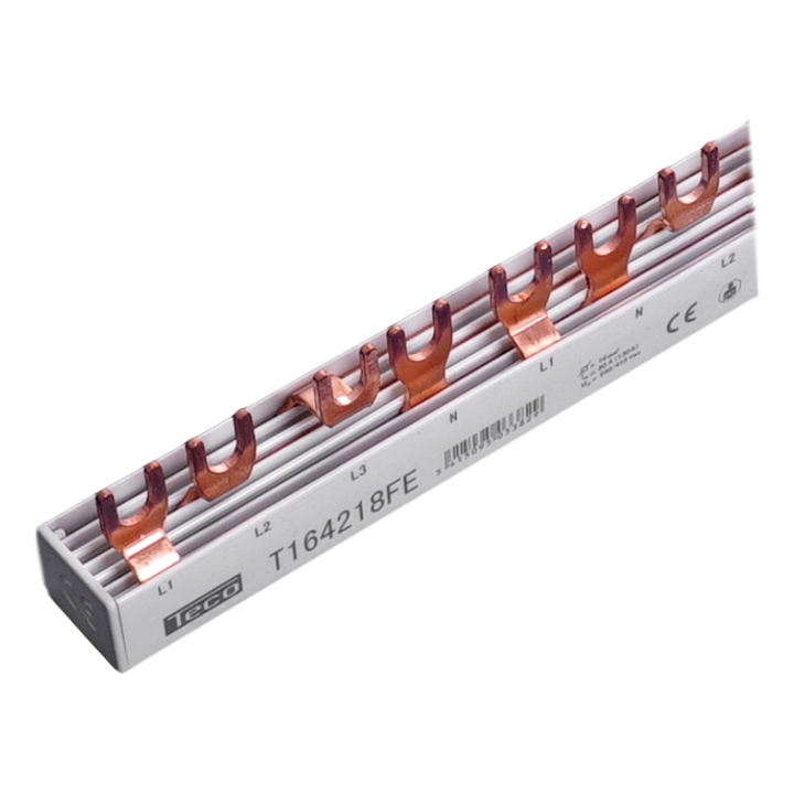 TECO Kamgeleider vork Teco 16mm² 18mod 4p - 2p verdeeld
