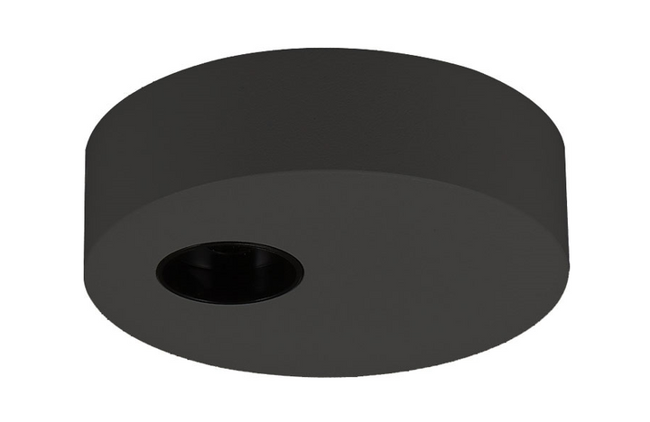 TECO Ronde Basis 100x28 voor TECO LED NAULA Zw. 1x10W Dim