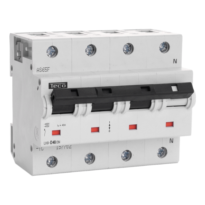TECO Automaat F&G 3P+N 40A 25kA Curve D