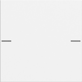 GIRA Gira Wippenset 1-voudig voor tastsensor 4.55 Zuiver Wit Mat