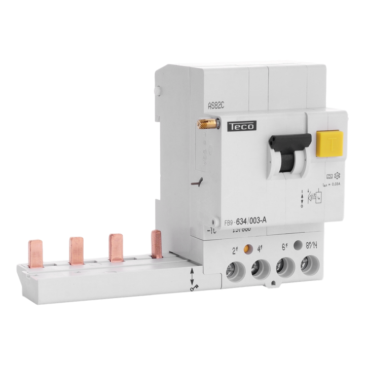 TECO Blocdifferentieel TC 4P max 63A 30mA Type A