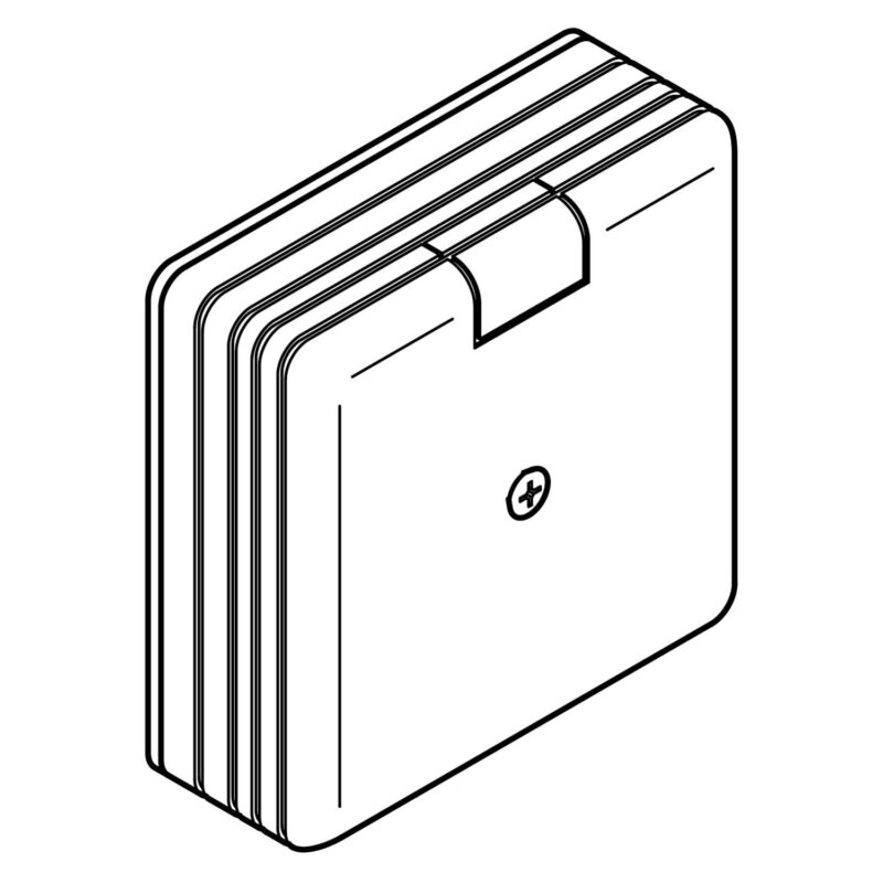 OBO AX DERIV blc Kabeldoos AXIS Mini 80x80x32 9010