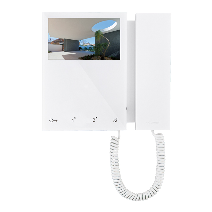 COMELIT MINI KLEURENMONITOR BM. WIT, VIP